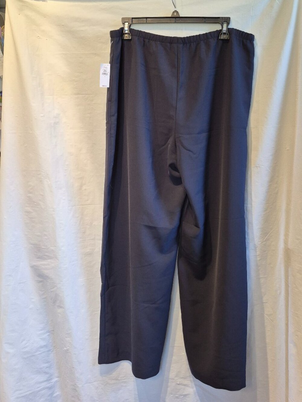 NWT GAP L Hyper Navy Blue Lightweight Easy Wide Leg Pants - Picture 7 of 9
